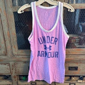 Under Armour Lavender Tank with White Trim
